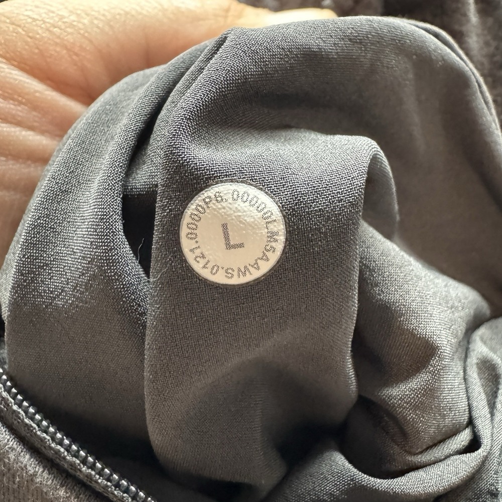Lululemon City Sweat Jogger Mens L Gray Camo French Terry Activewear Pants - Picture 6 of 6